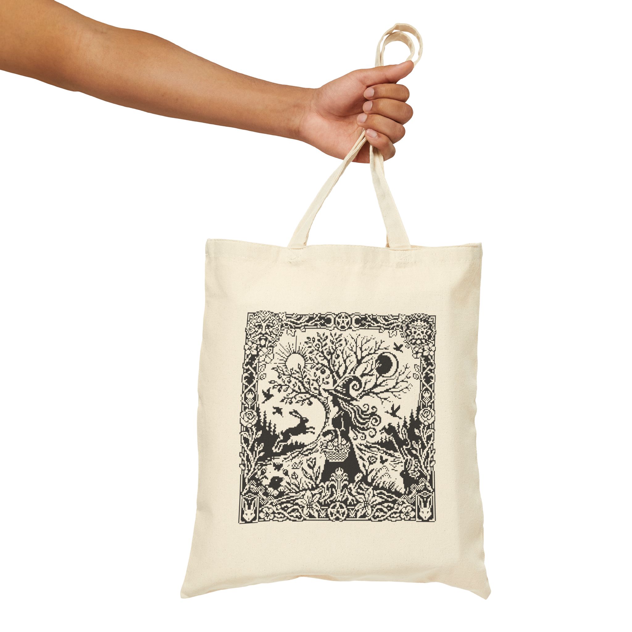 Ostara Witch Tote Bag - Image 5