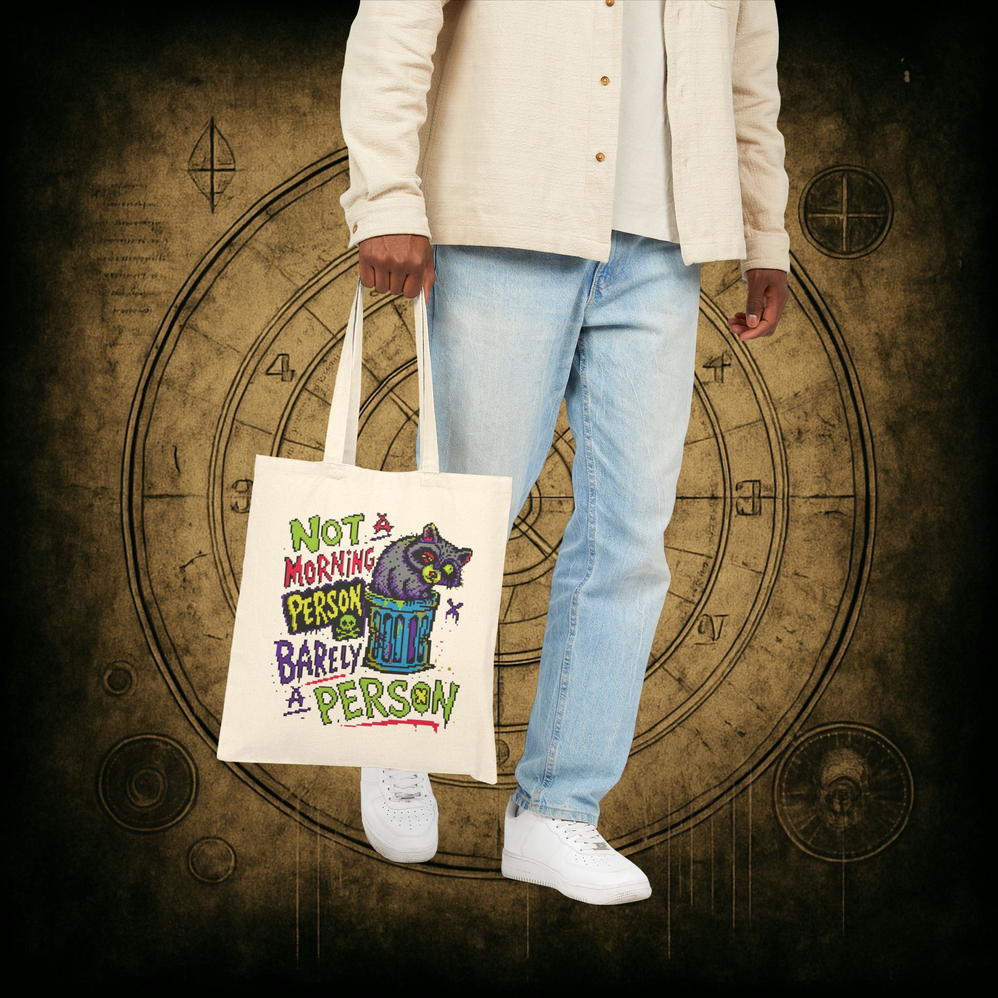 Not A Morning Person Tote Bag - Image 14