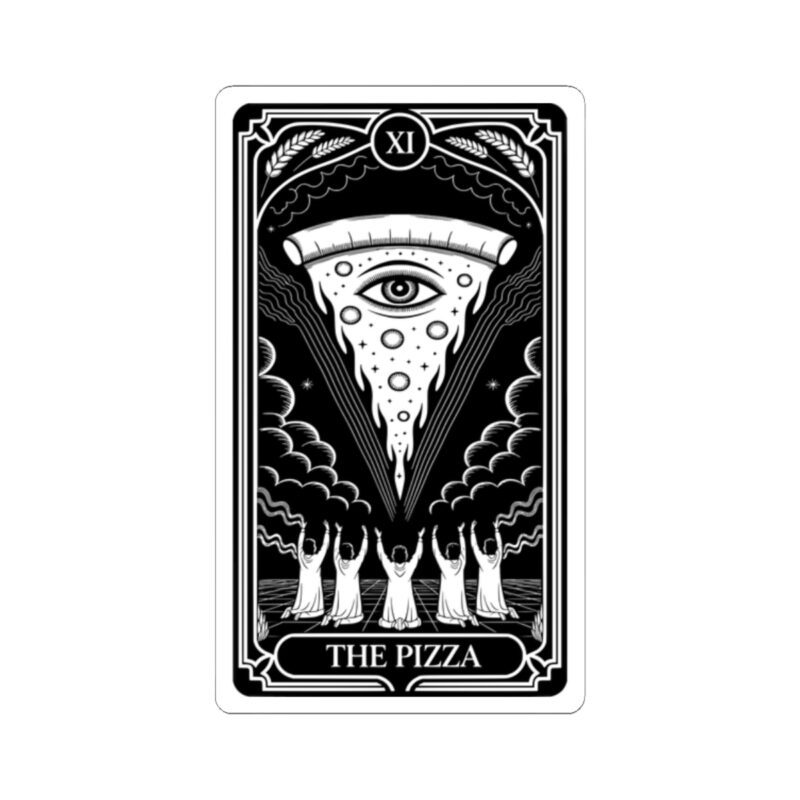 The Pizza Tarot Kiss-Cut Sticker - Image 7