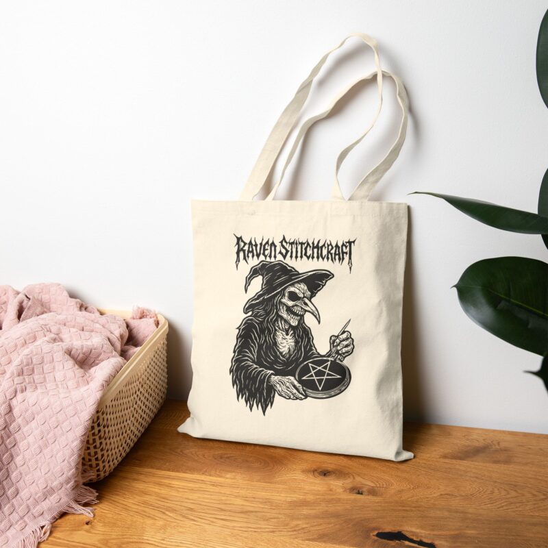 Raven Stitcher Tote Bag - Image 12