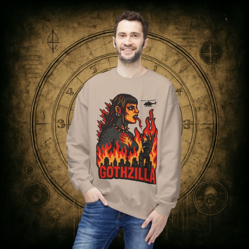 Gothzilla Unisex Sweatshirt - Image 15
