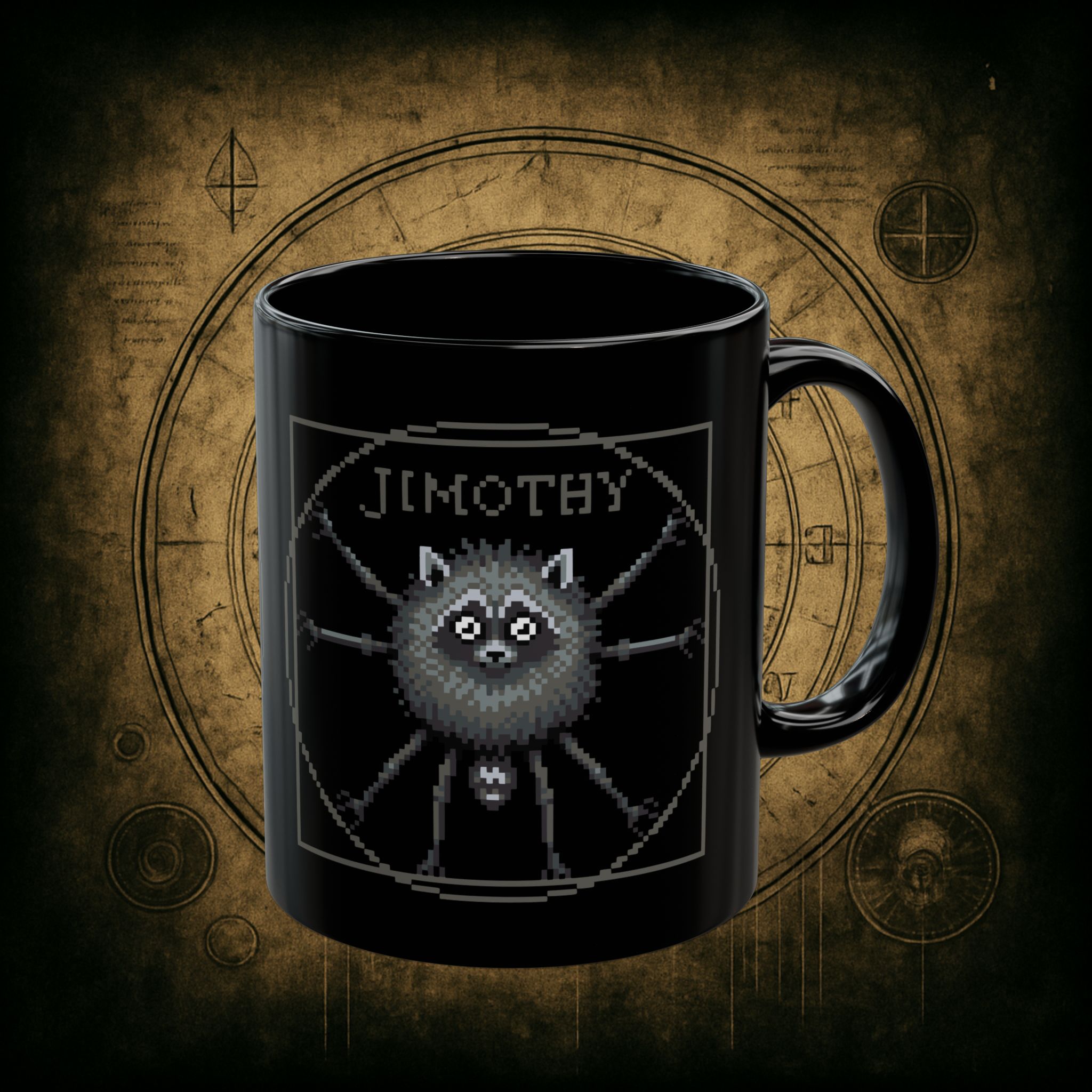 Vitruvian Jimothy Ceramic Mug
