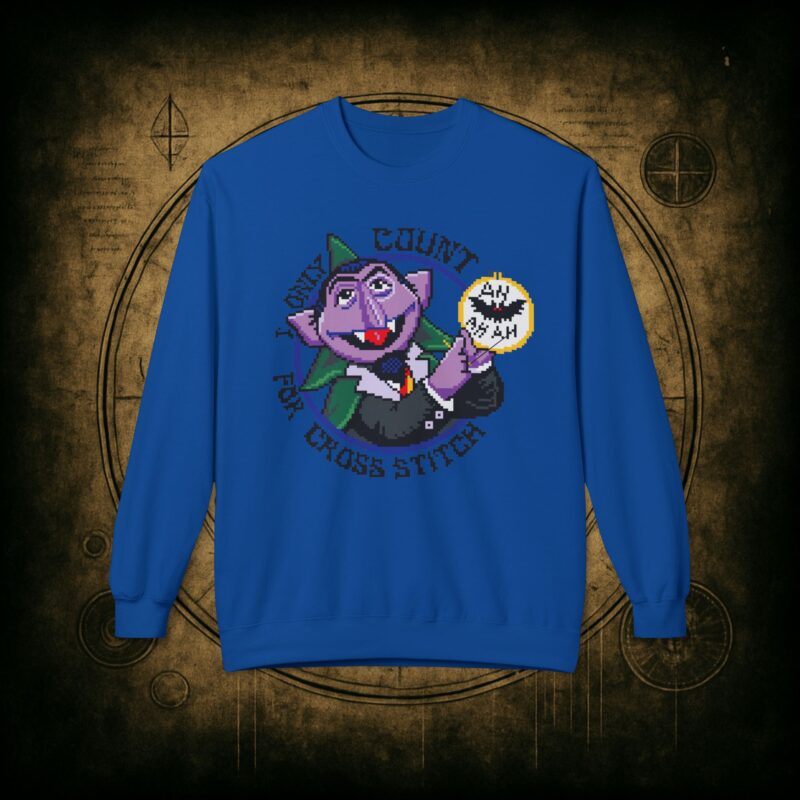 Count for Cross Stitch Unisex Sweatshirt - Image 31