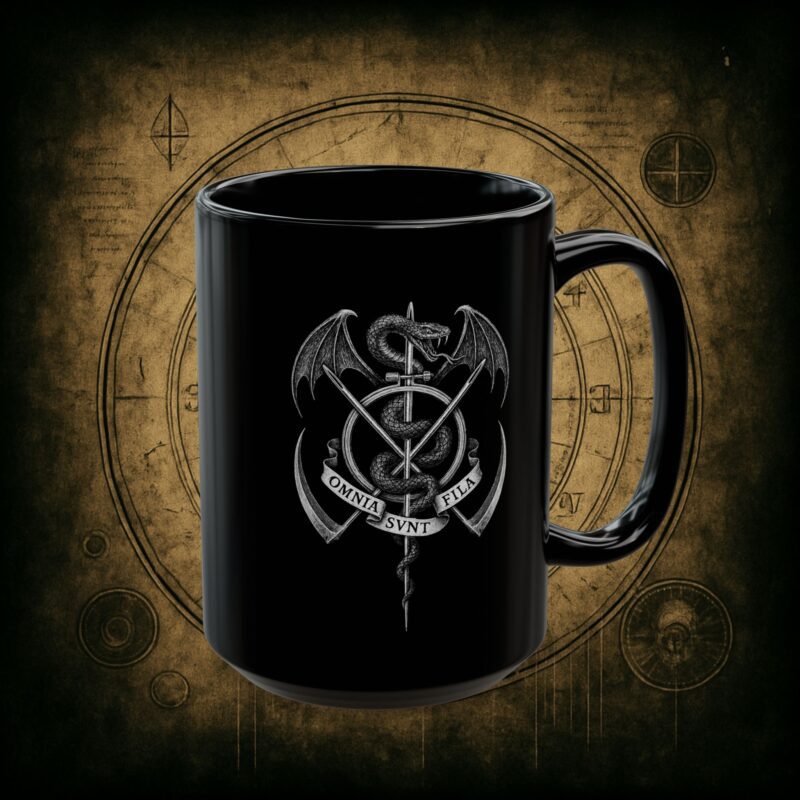 Omnia Sunt Fila Ceramic Mug - Image 9