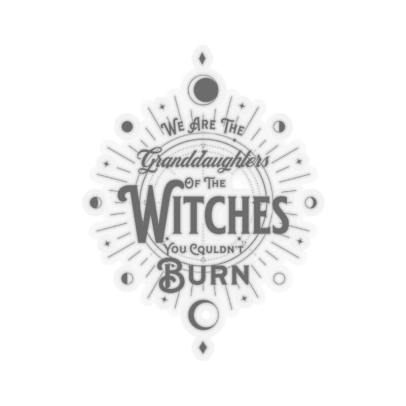 Granddaughters of the Witches Kiss-Cut Sticker - Image 4