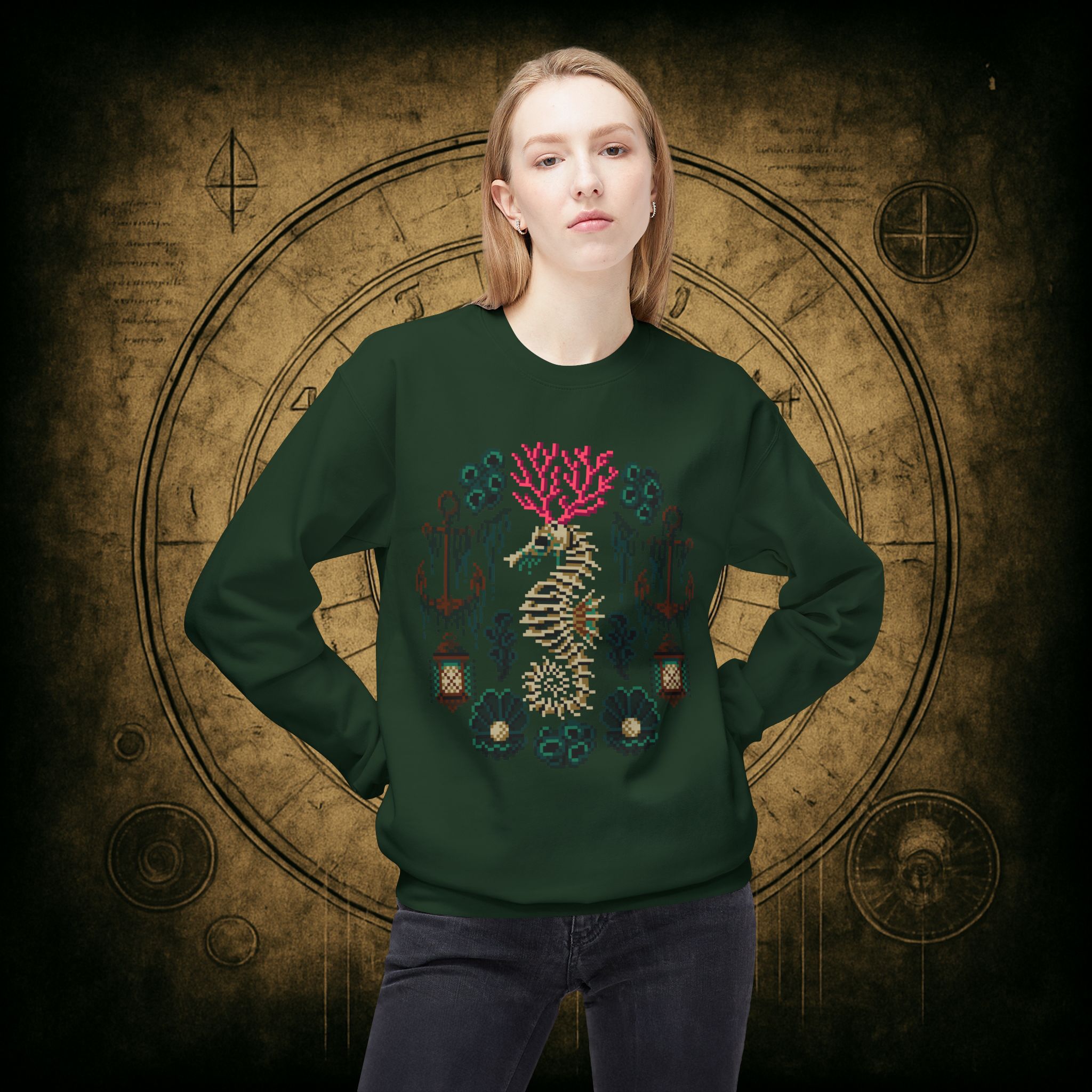 Coral Seahorse Sweatshirt - Image 26