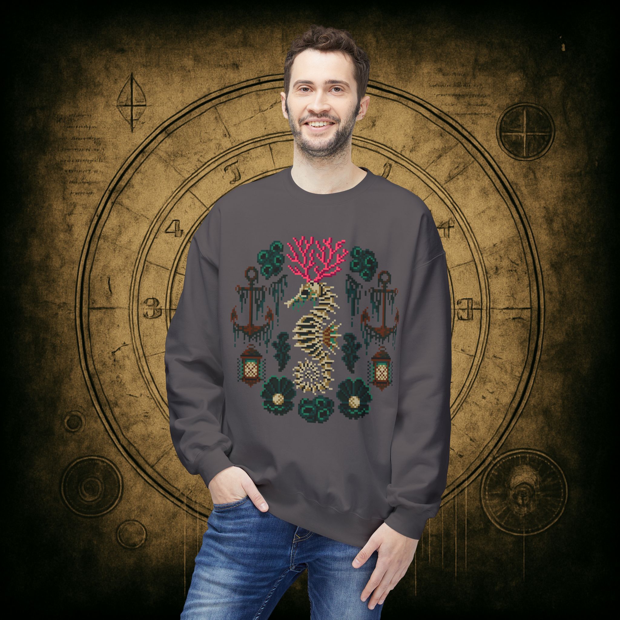 Coral Seahorse Sweatshirt - Image 43
