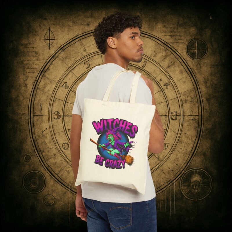 Witches Be Crazy Tote Bag - Image 8
