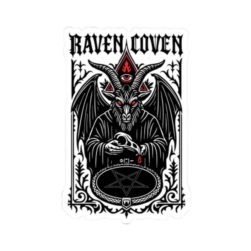 Raven Coven Initiation Kiss-Cut Sticker - Image 13