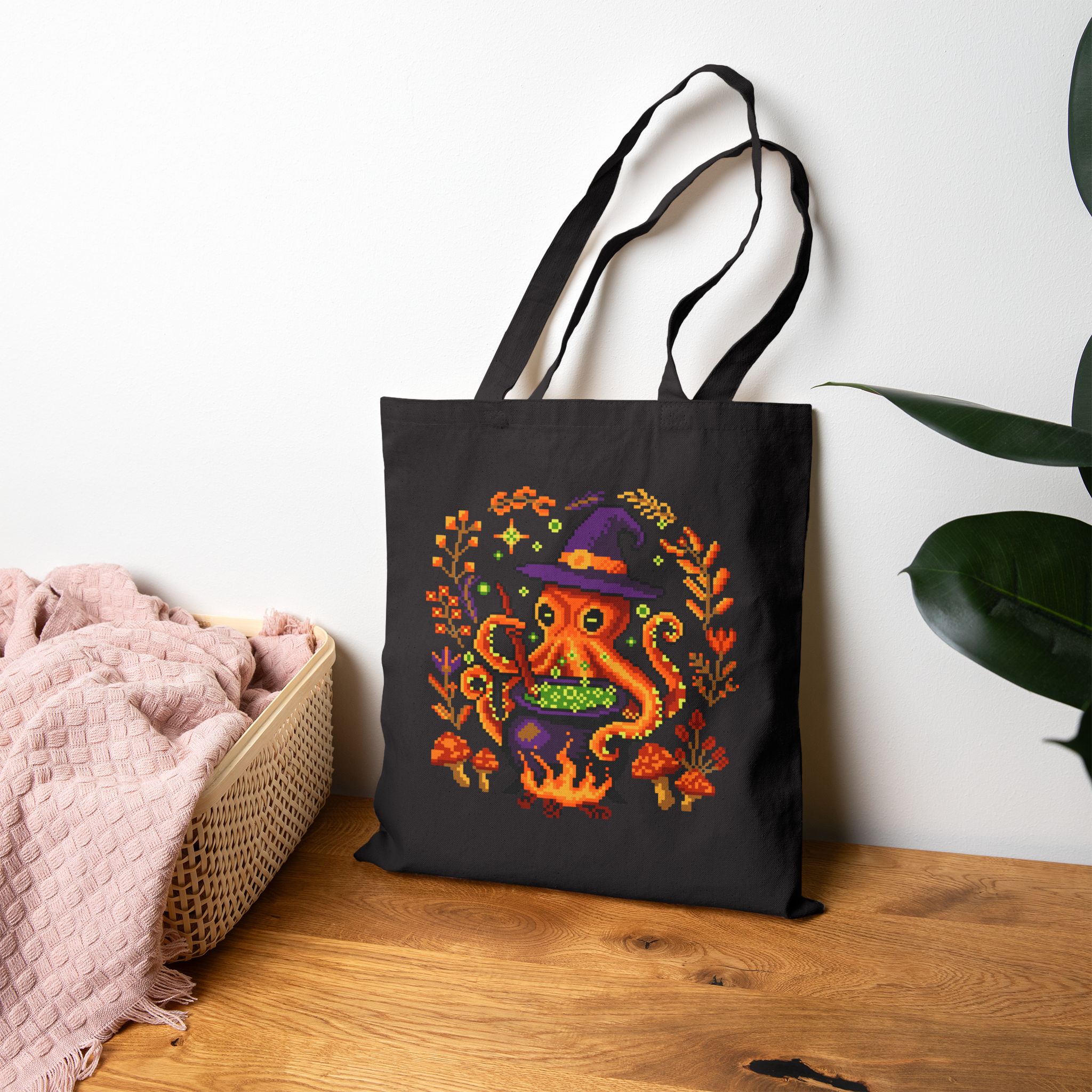 Hocus Octopus Tote Bag - Image 6