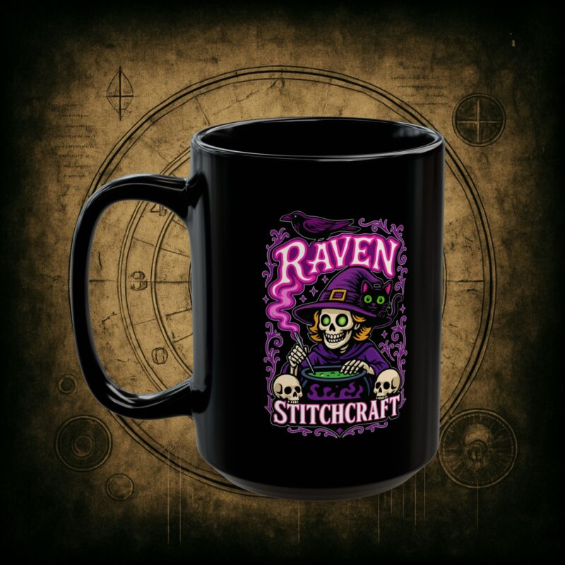 Raven Stitch Craft Brewing Ceramic Mug - Image 8