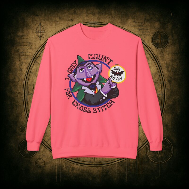 Count for Cross Stitch Unisex Sweatshirt - Image 40