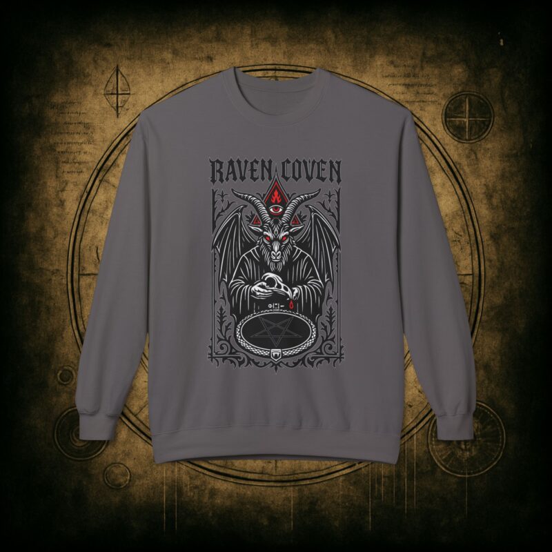 Raven Coven Initiation Unisex Sweatshirt - Image 28