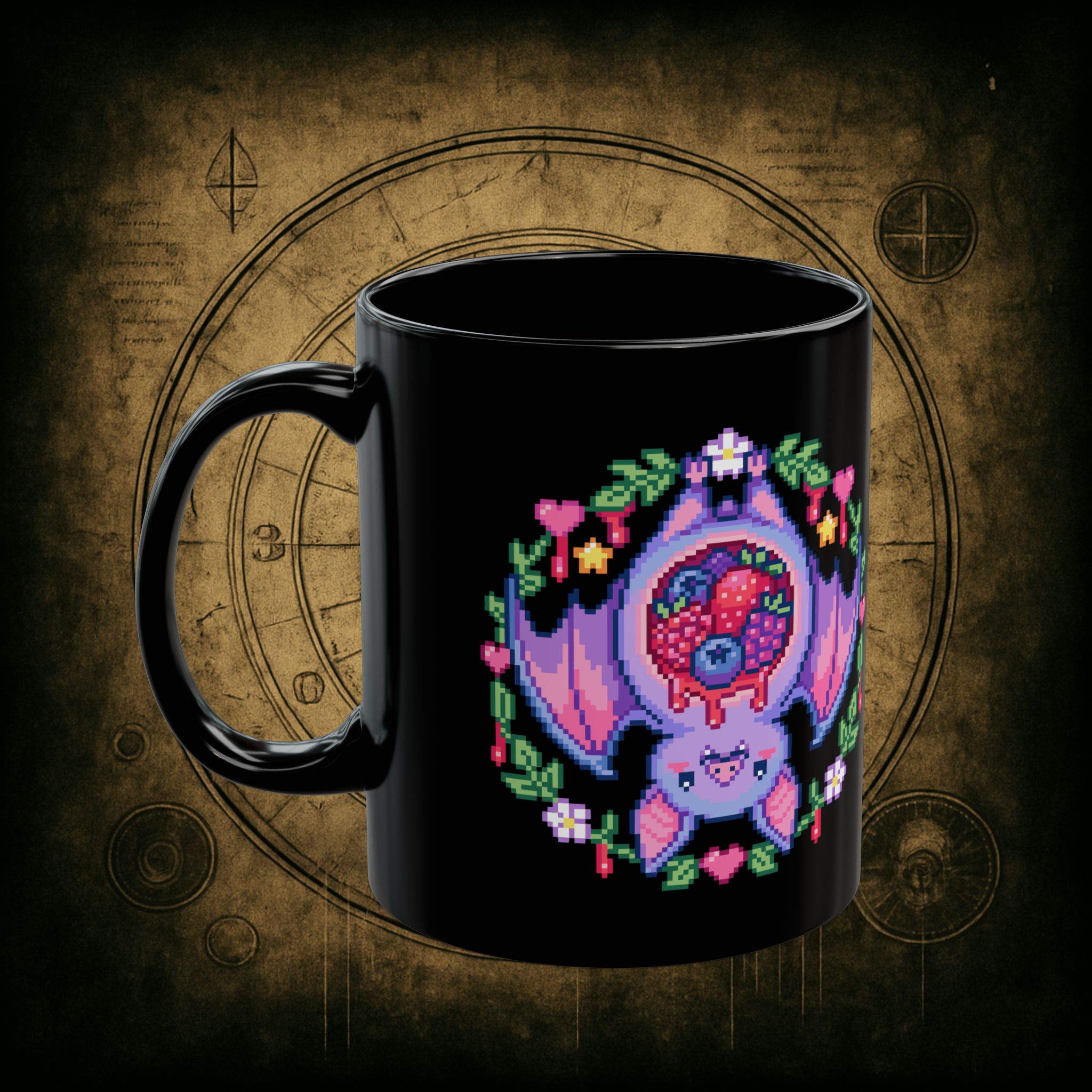 Fruit Bat Ceramic Mug - Image 3