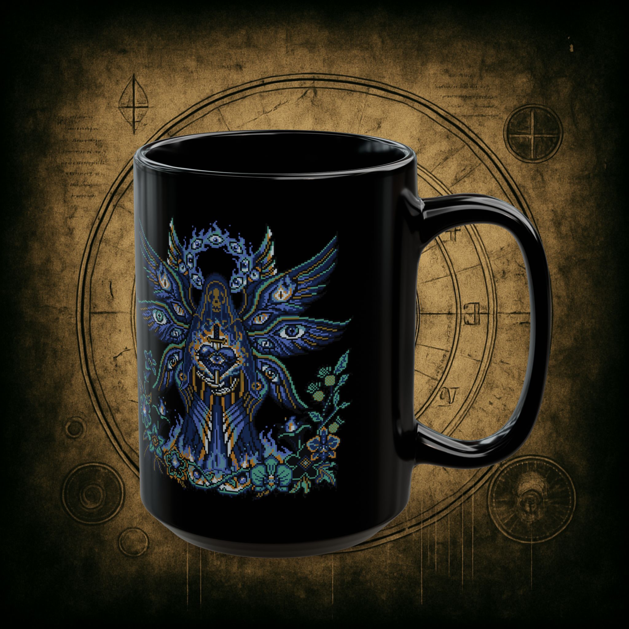 Fallen Seraphim Night Ceramic Mug - Image 7