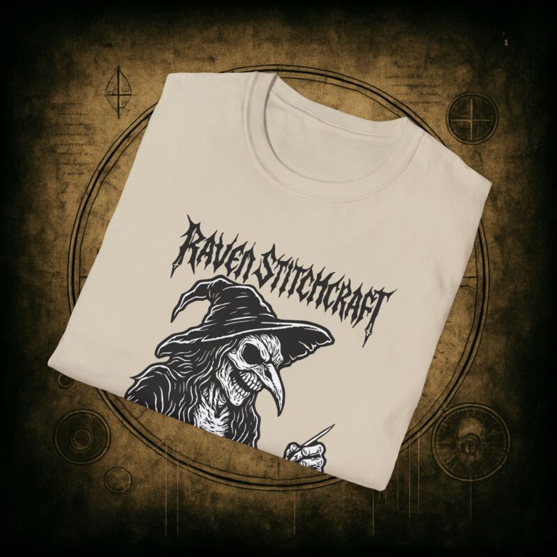 Raven Stitcher Unisex T-Shirt - Image 18