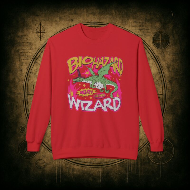 Biohazard Wizard Unisex Sweatshirt - Image 4