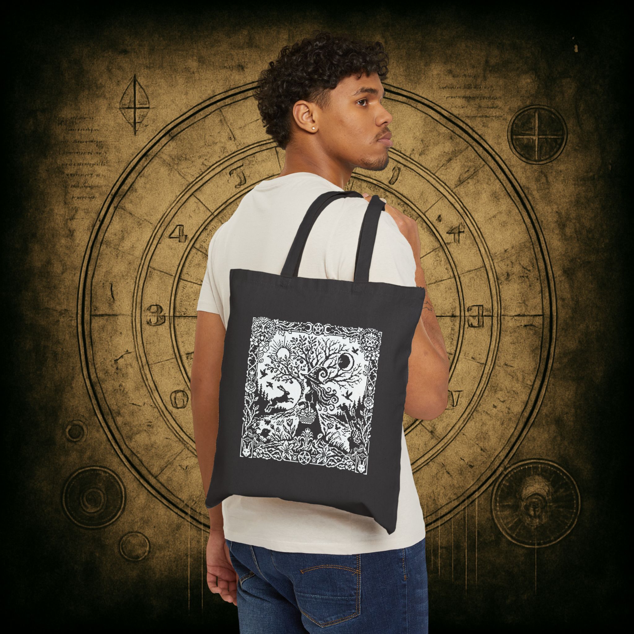 Ostara Witch Tote Bag - Image 9