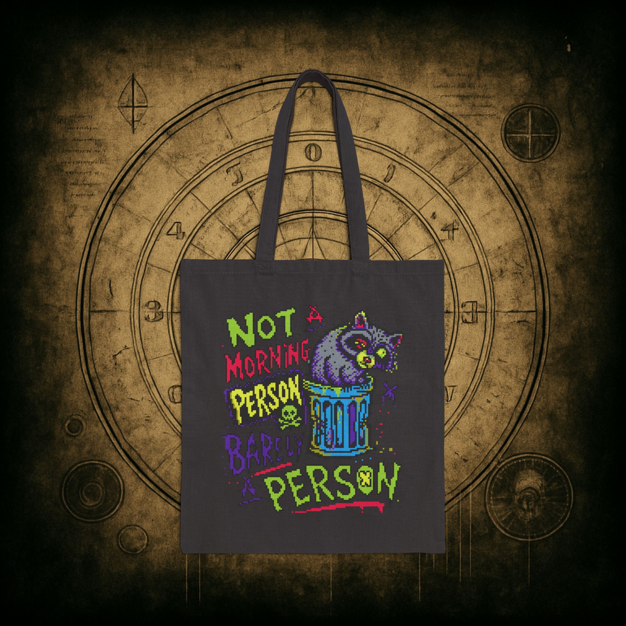 Not A Morning Person Tote Bag