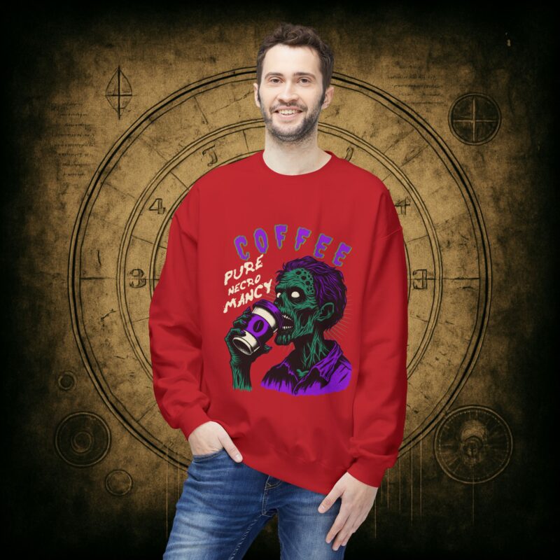 Zombie Coffee Necromancy Sweatshirt - Image 6