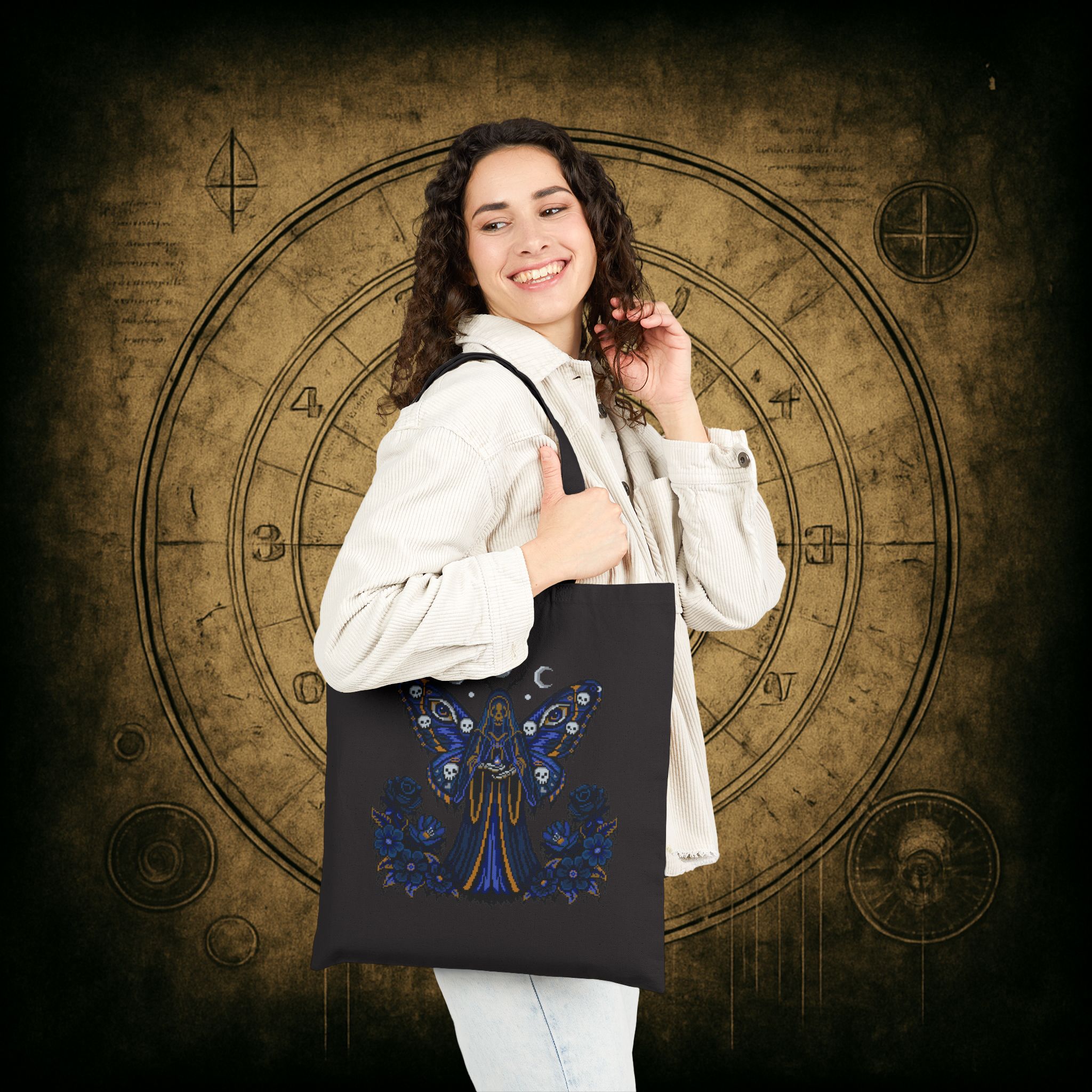 Death Moth Night Tote Bag - Image 3