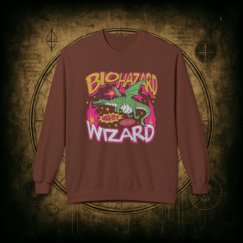 Biohazard Wizard Unisex Sweatshirt - Image 10