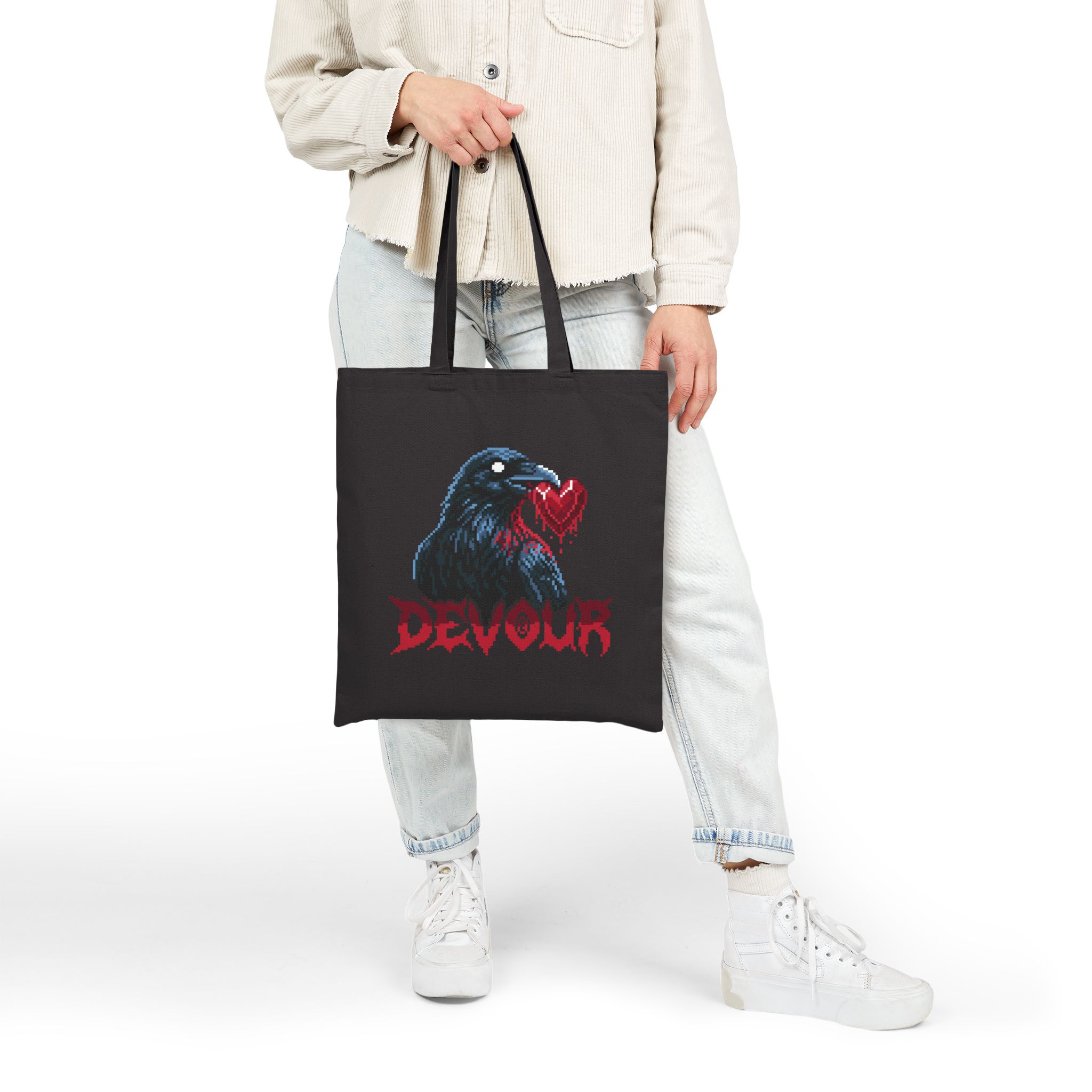 Devour Raven Tote Bag - Image 11