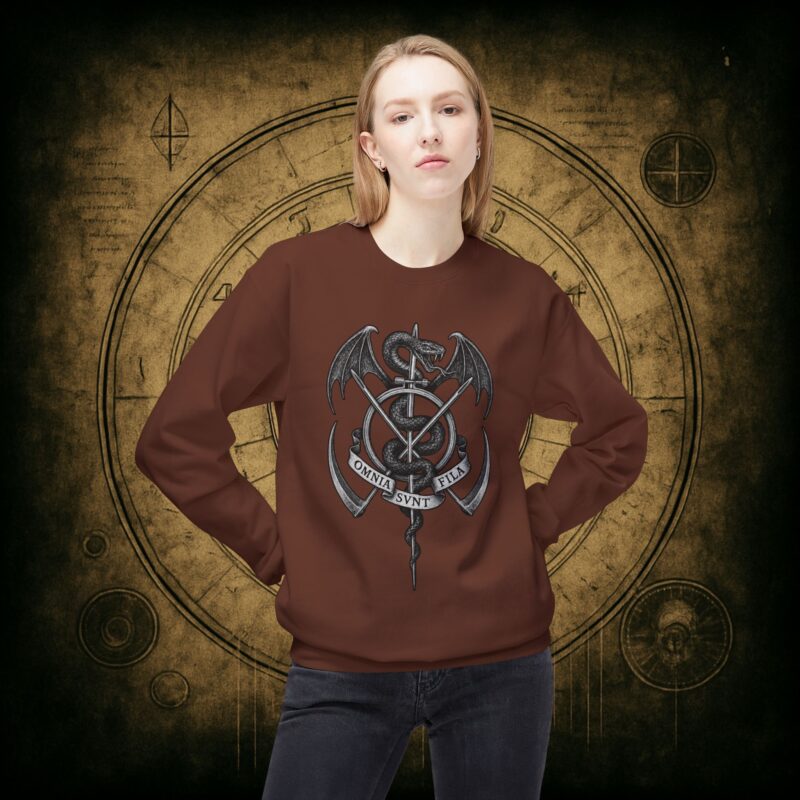 Omnia Sunt Fila Unisex Sweatshirt - Image 11