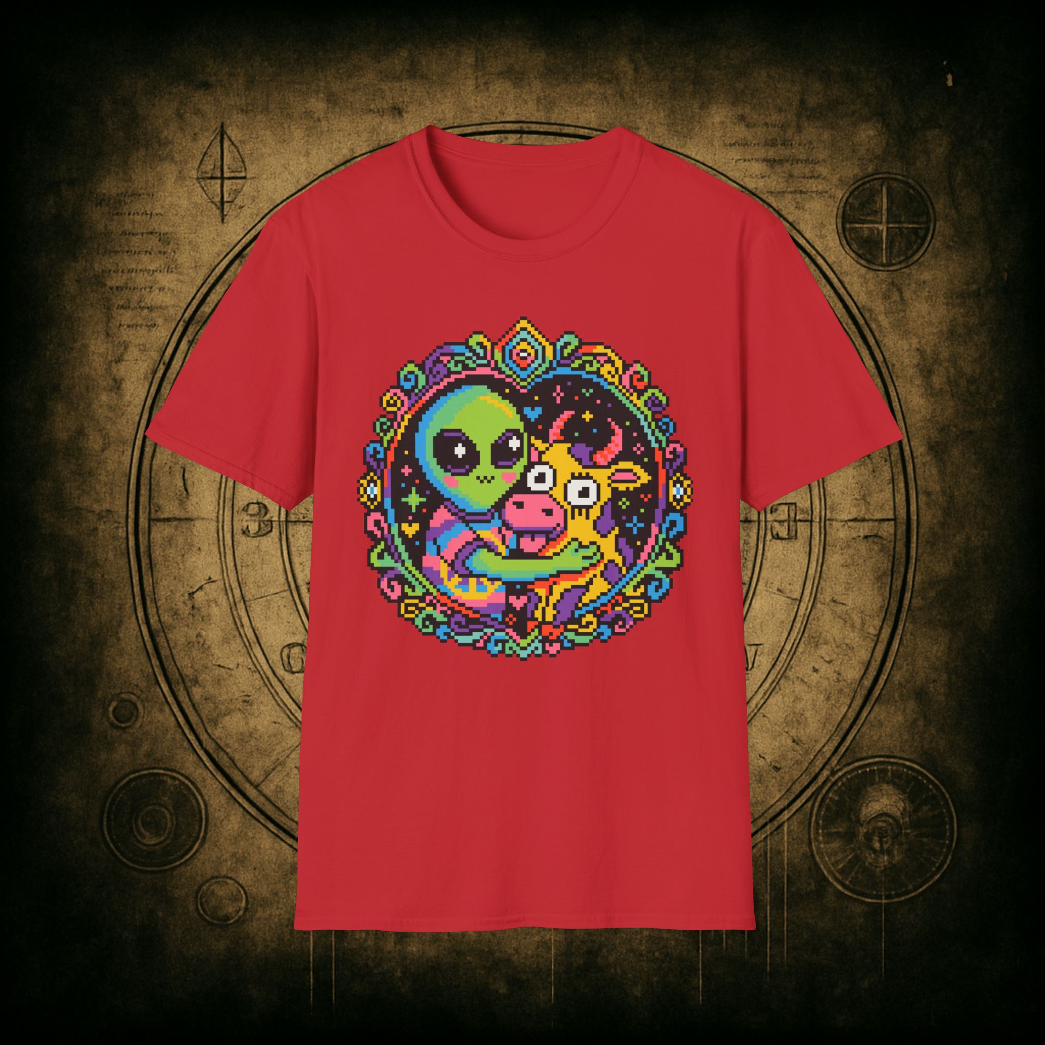 Space Cow Unisex T-Shirt - Image 84