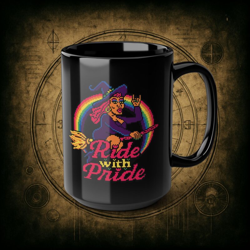 Ride with Pride Ceramic Mug - Image 10