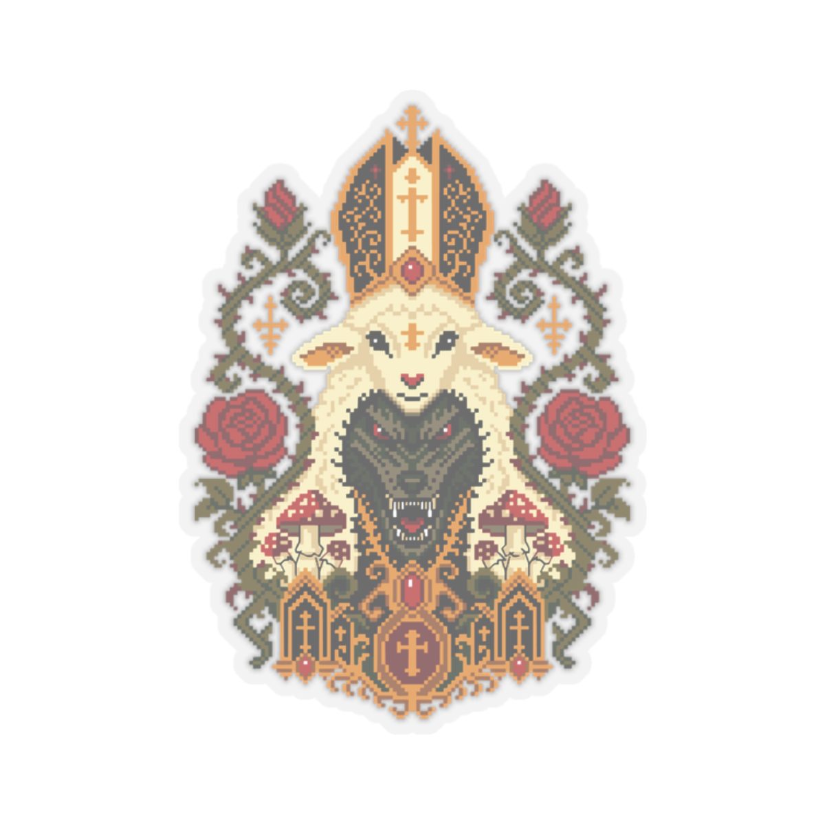 False Prophet Kiss-Cut Sticker - Image 4