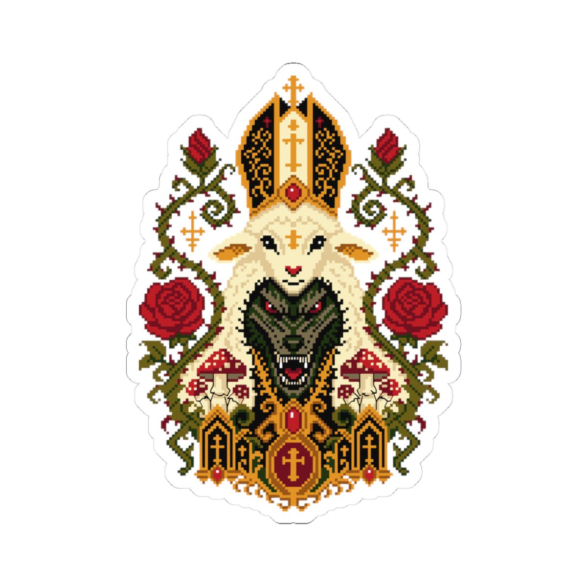 False Prophet Kiss-Cut Sticker - Image 13