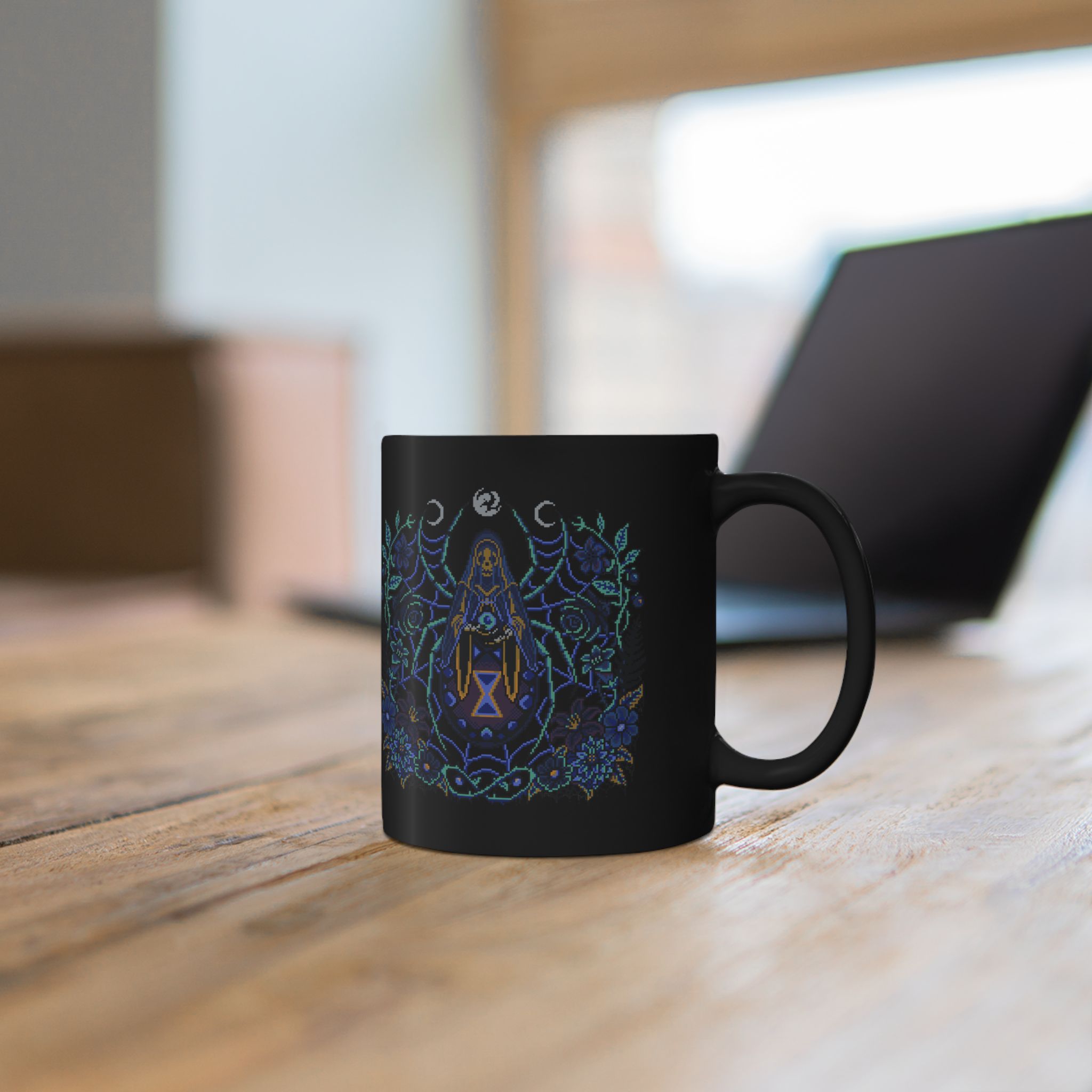 Black Widow Night Ceramic Mug - Image 6