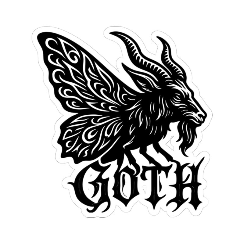 Goth Side Kiss-Cut Sticker