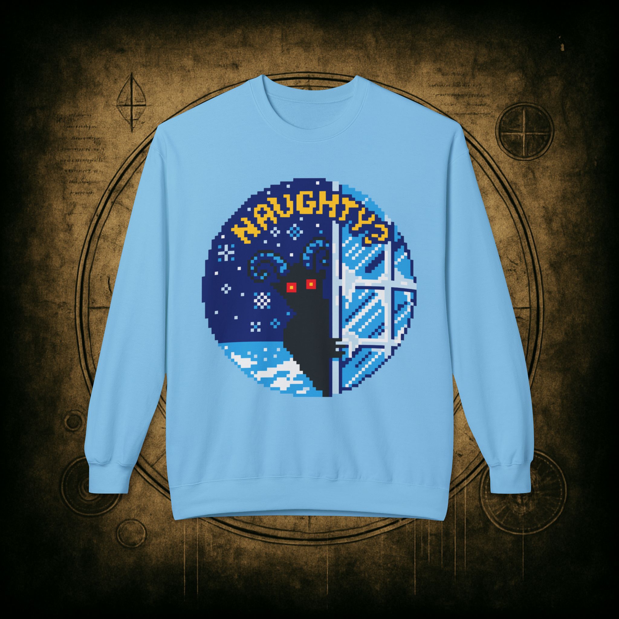 Peeping Krampus Sweatshirt