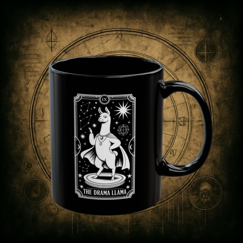 The Drama Llama Tarot Ceramic Mug