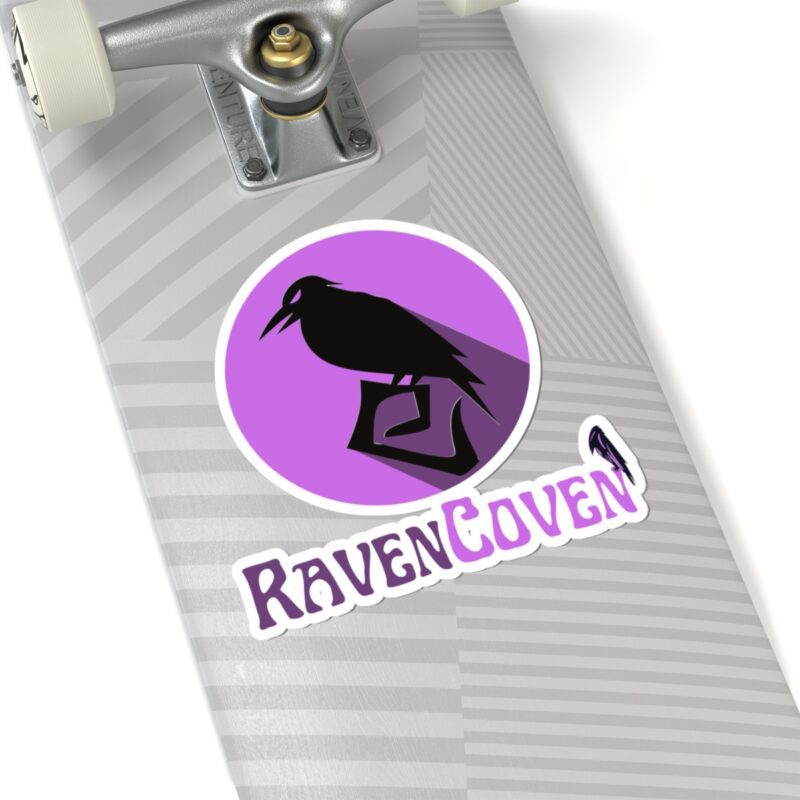 Raven Coven Logo Kiss-Cut Sticker - Image 23
