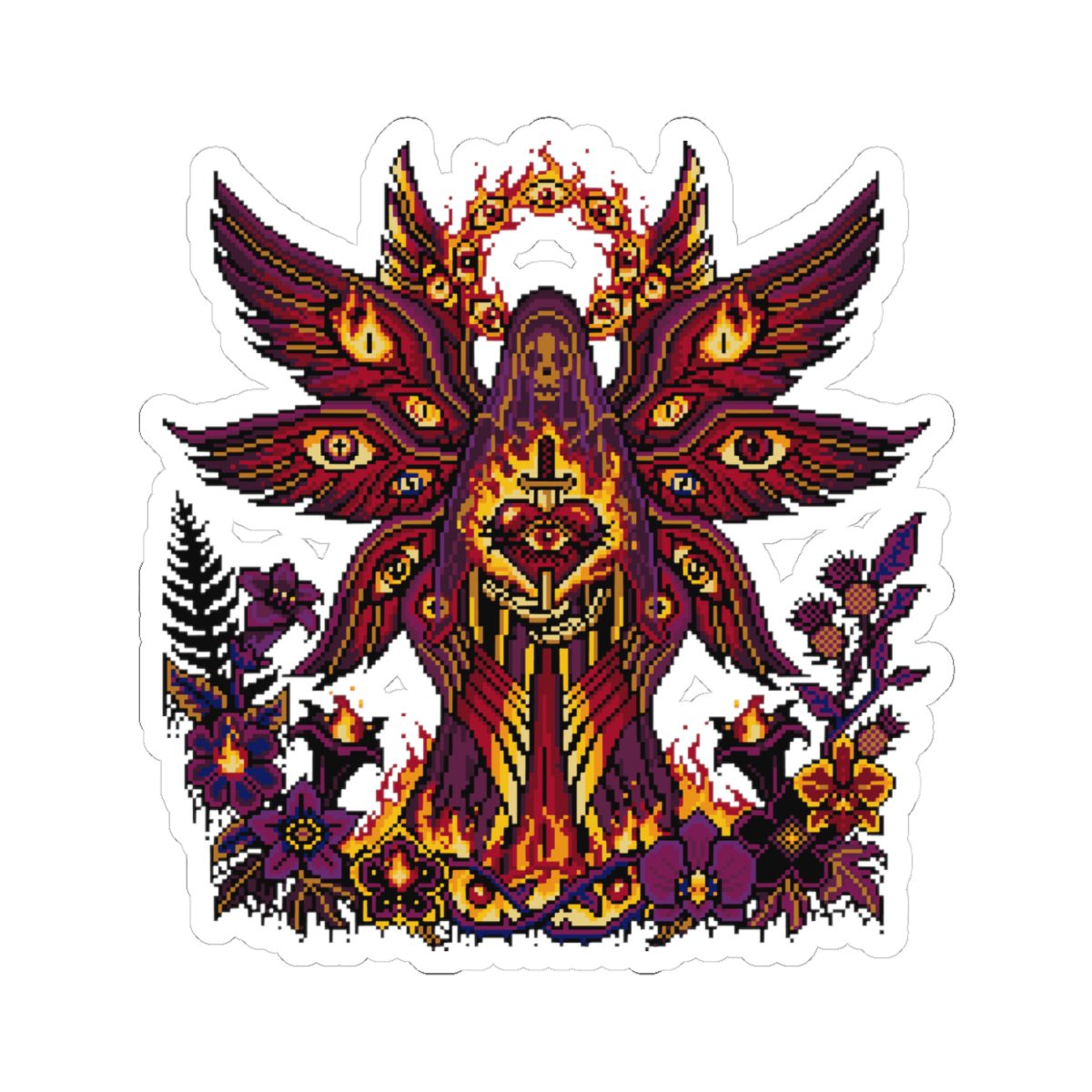 Fallen Seraphim Dusk Kiss-Cut Sticker