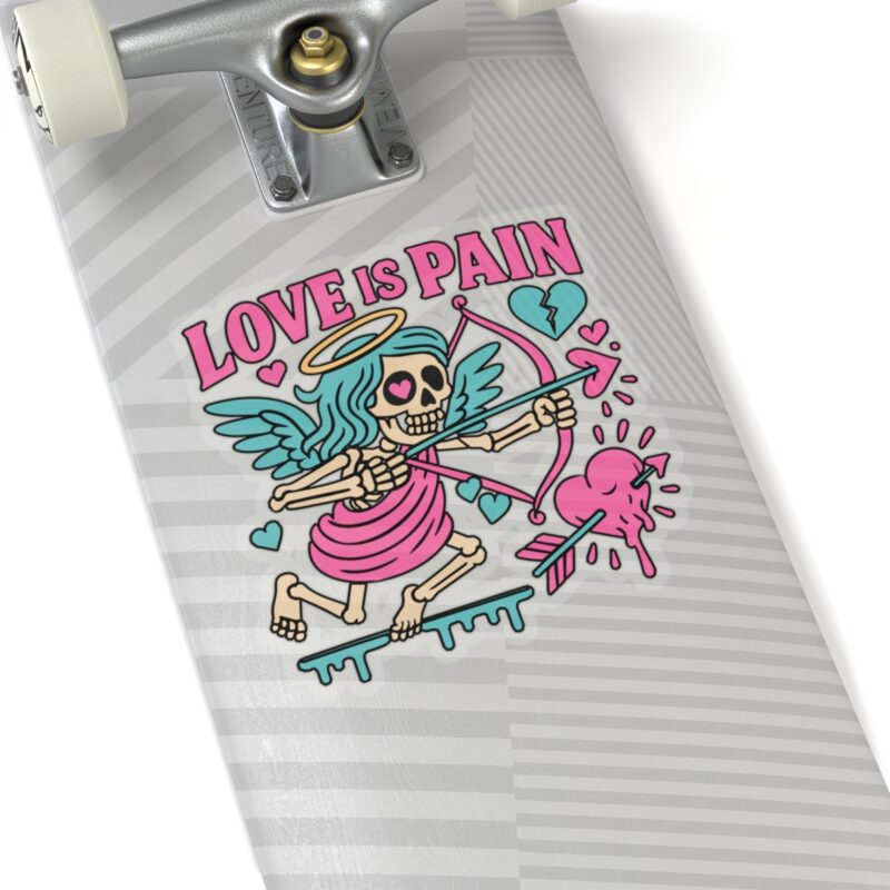 Cupid Love is Pain Kiss-Cut Sticker - Image 20