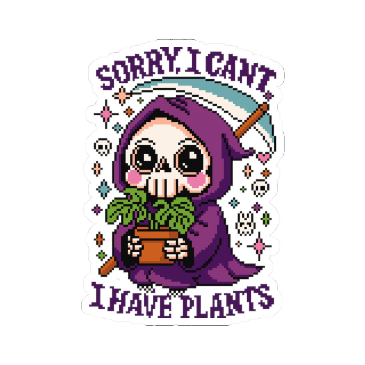 I Have Plants Kiss-Cut Sticker - Image 7