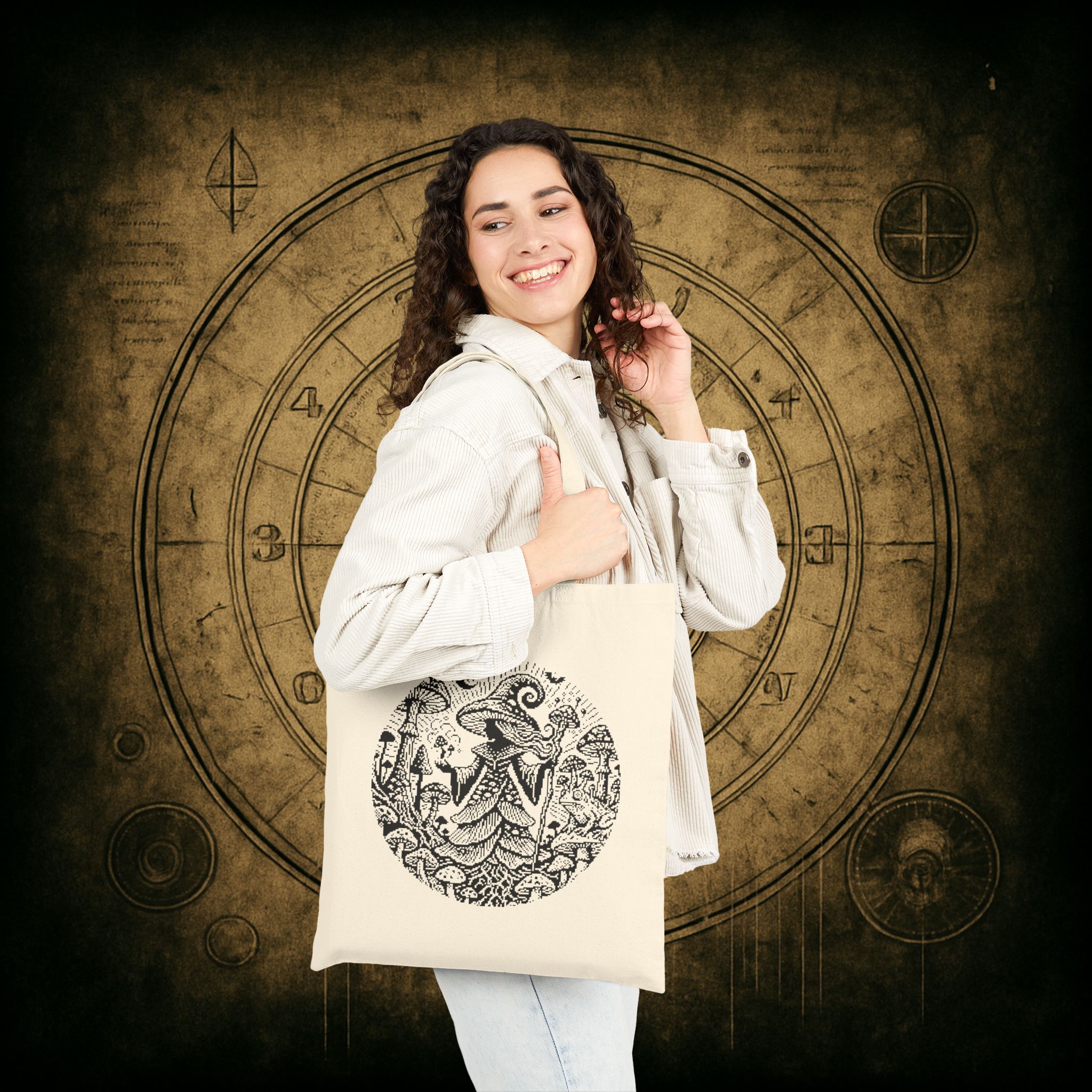 Mycelium Witch Tote Bag - Image 3