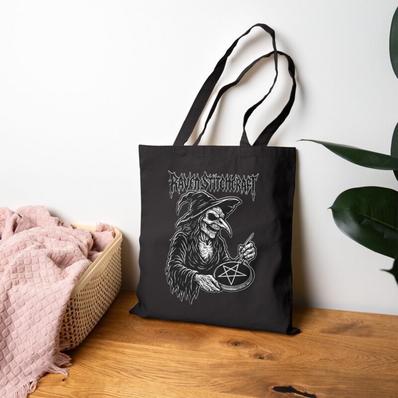Raven Stitcher Tote Bag - Image 6
