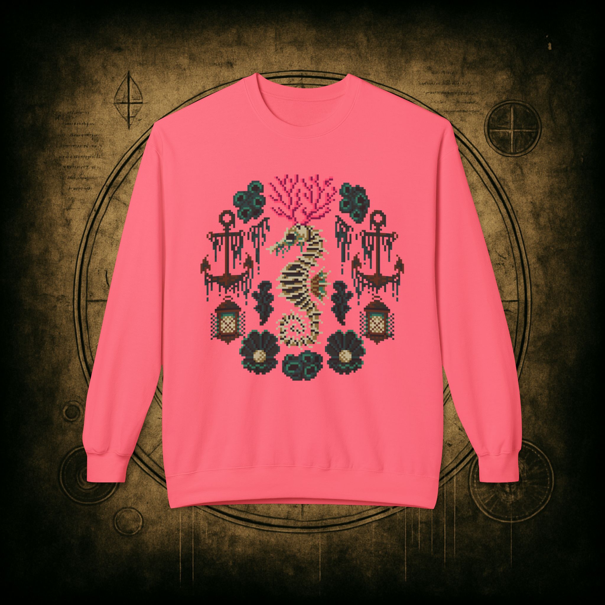Coral Seahorse Sweatshirt - Image 53