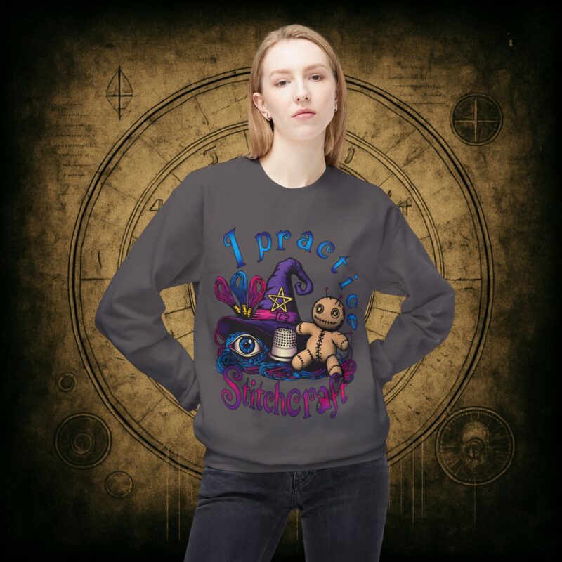 I Practice Stitchcraft Unisex Sweatshirt - Image 29