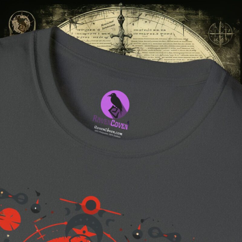 Tribal Raven Unisex T-Shirt - Image 15