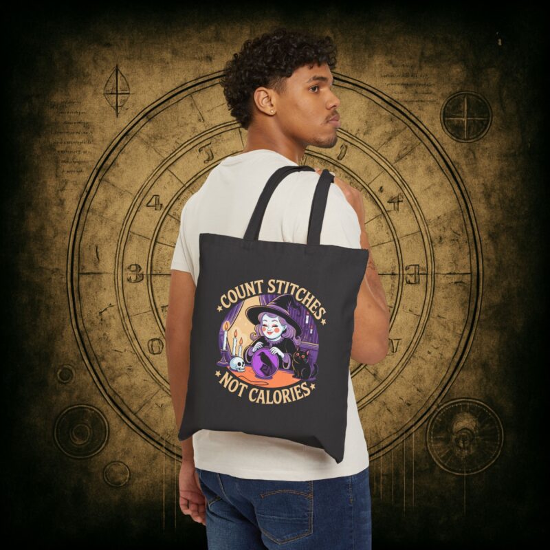 Count Stitches Not Calories Tote Bag - Image 2