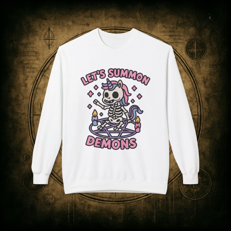 Let’s Summon Demons Unisex Sweatshirt - Image 7