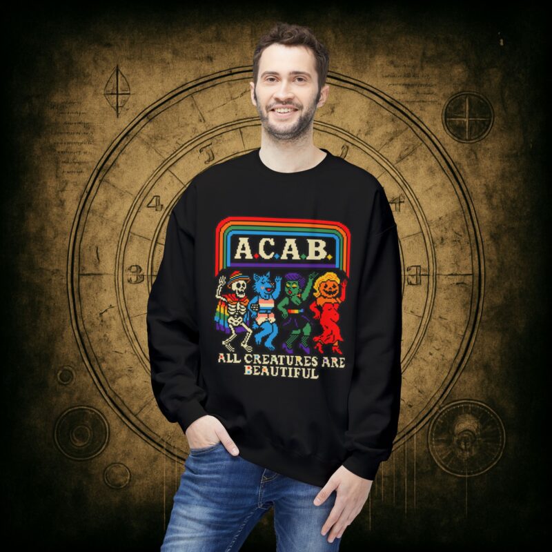 All Creatures are Beautiful Unisex Sweatshirt - Image 3