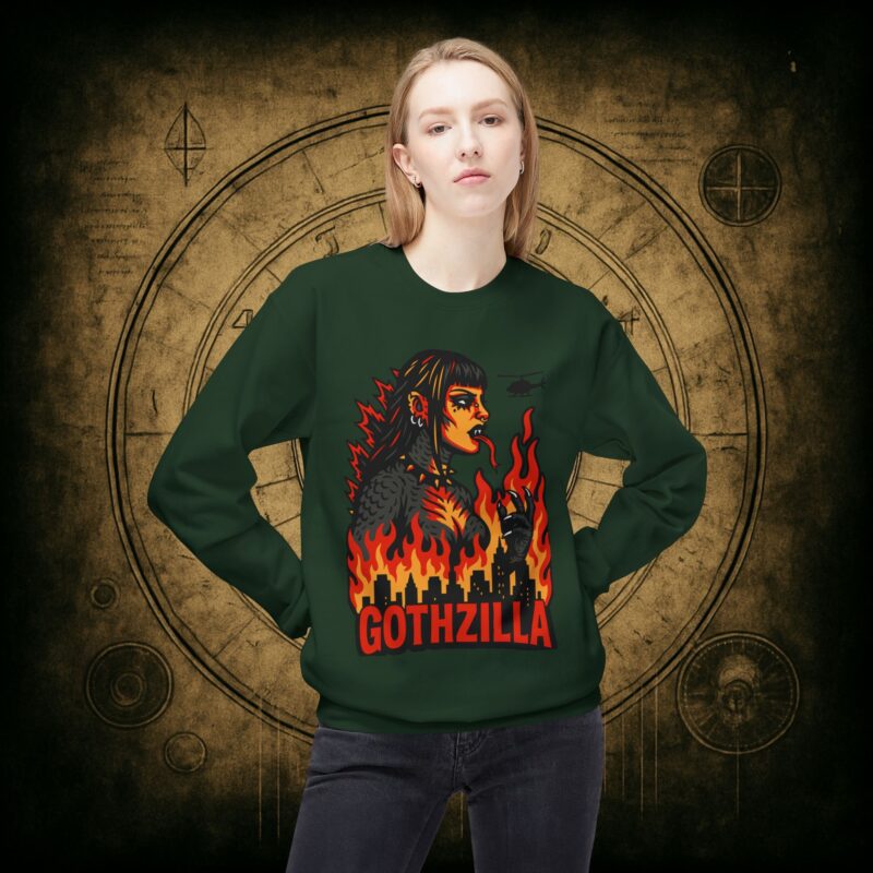Gothzilla Unisex Sweatshirt - Image 17