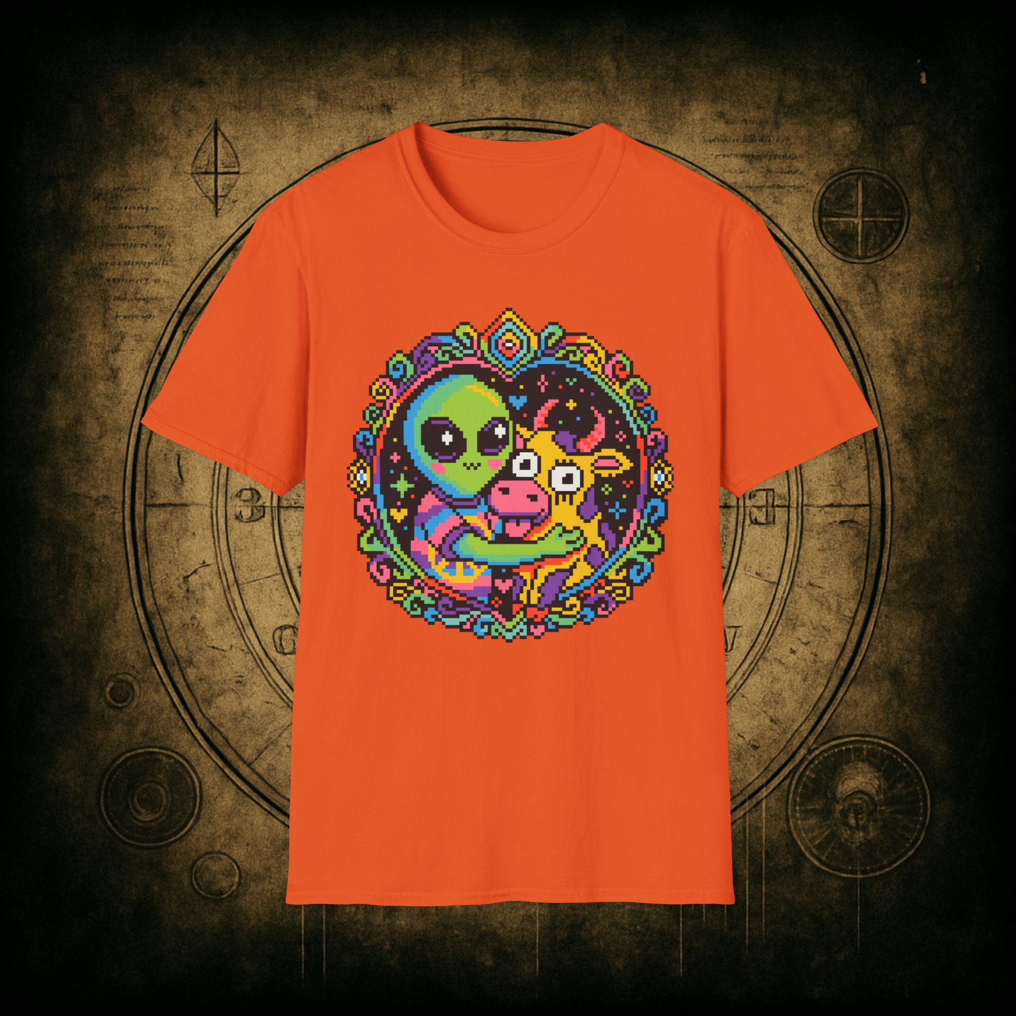 Space Cow Unisex T-Shirt - Image 23